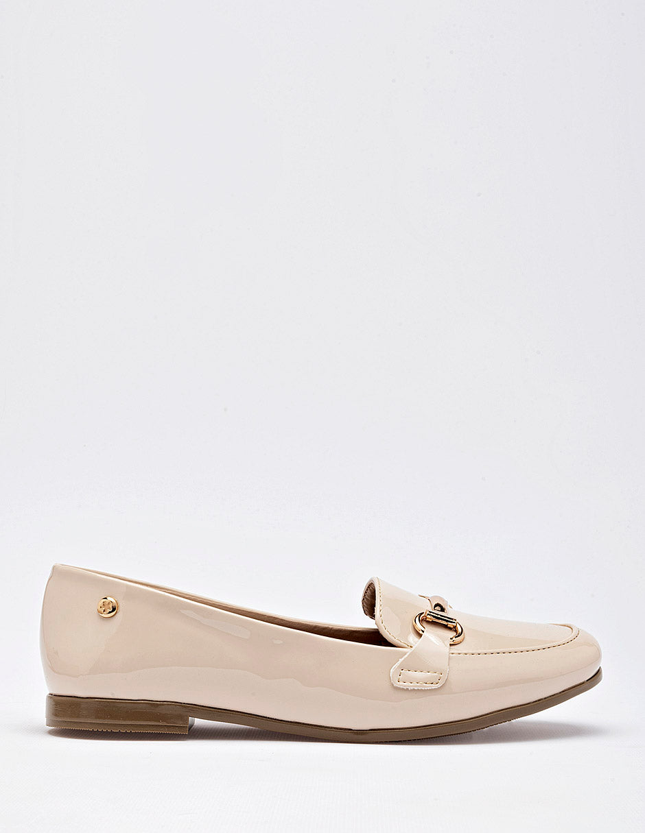 Mocasí­n para Mujer Beige Cayetana en Moramora
