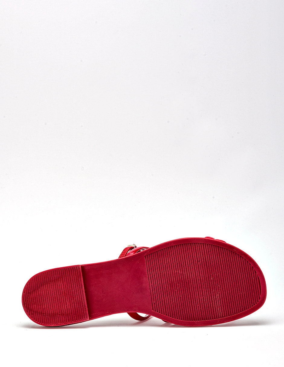 Sandalia piso para Mujer  Rojo Candence en Moramora