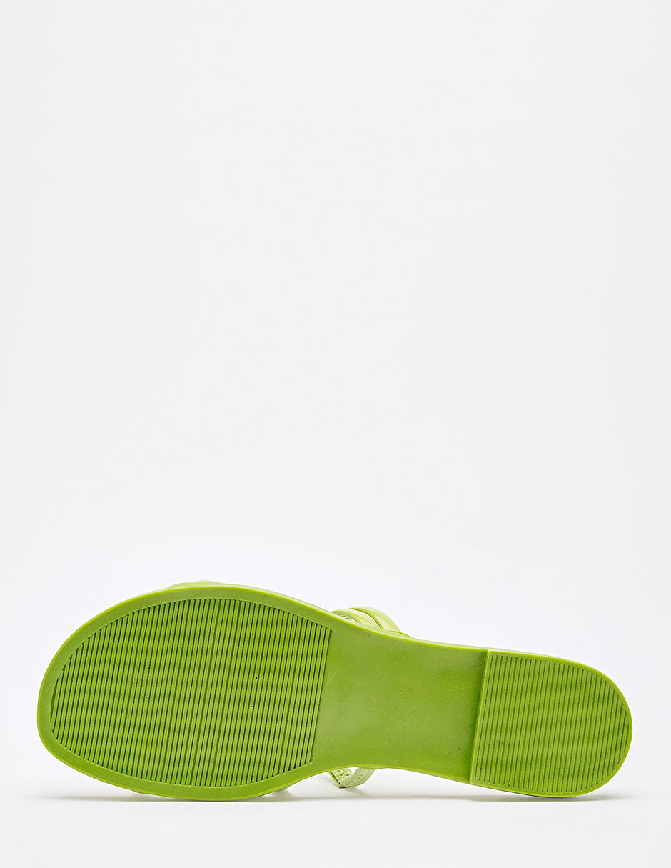 Sandalia piso para Mujer  Verde Candence en Moramora