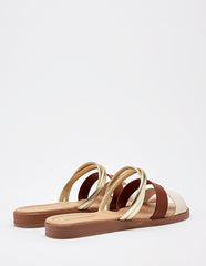 Sandalia piso para Mujer  Beige Daria en Moramora