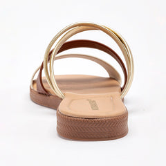 Sandalia piso para Mujer Beige Daria