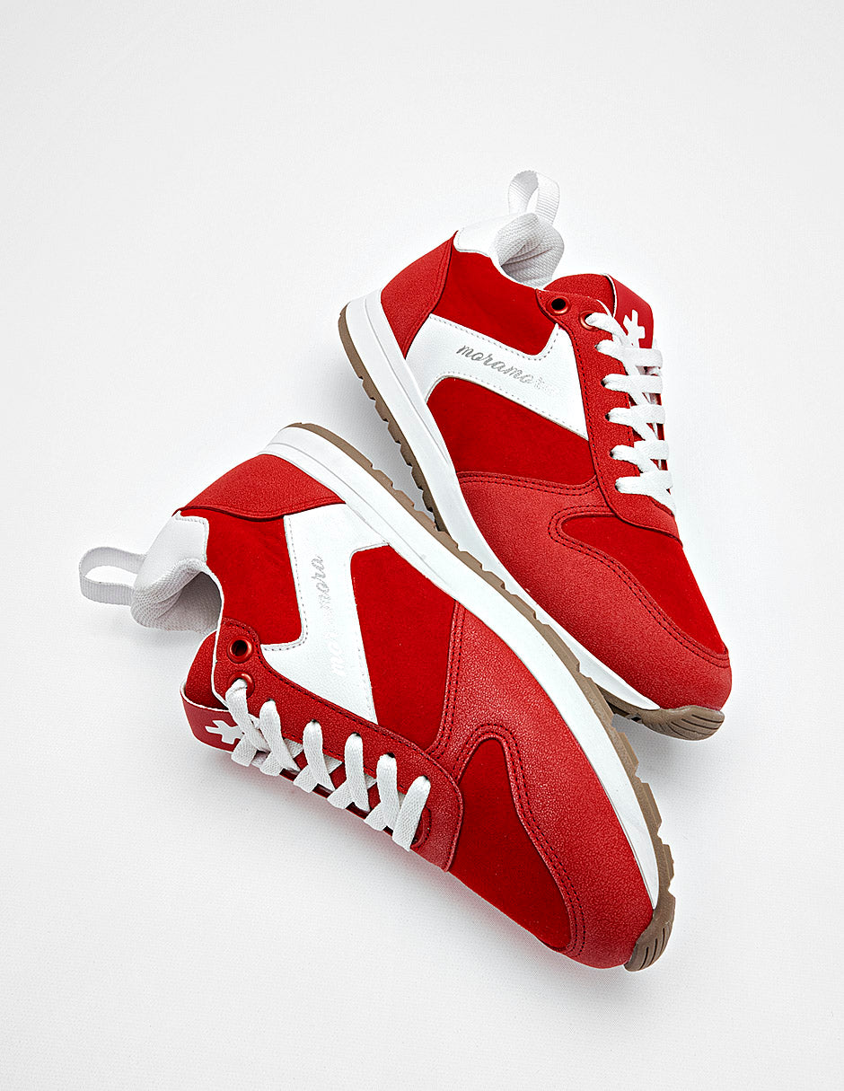 Tenis para Mujer Rojo Noel en Moramora