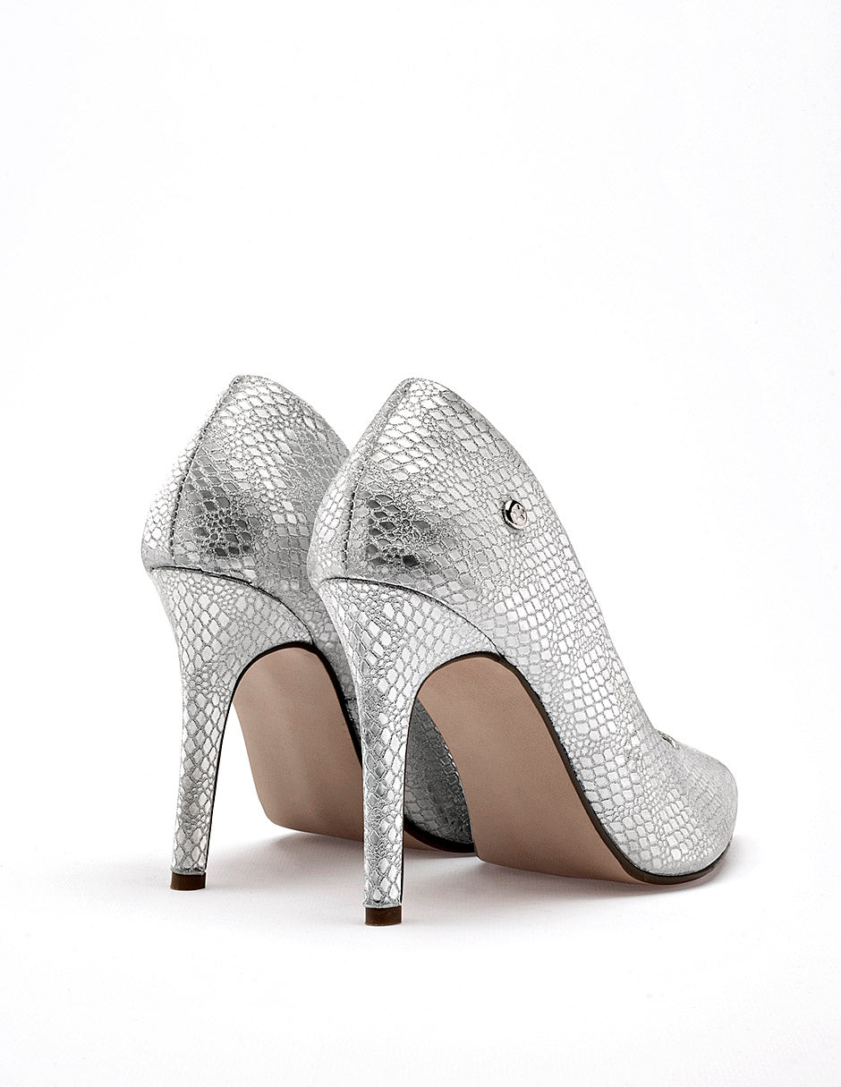 Zapatilla para Mujer marca Moramora Plata ERIKA