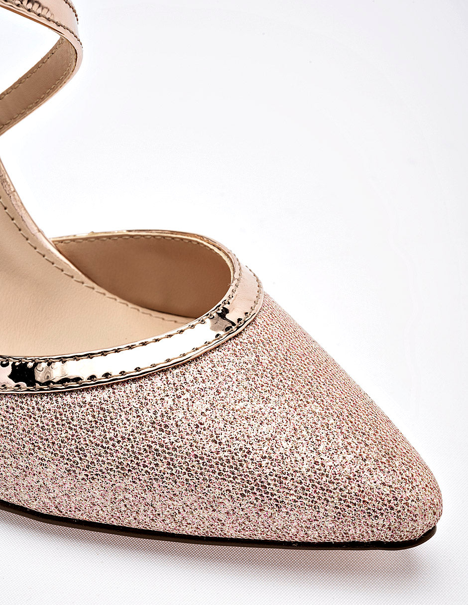 Zapatilla para Mujer marca Moramora Oro Rosa BEVERLY