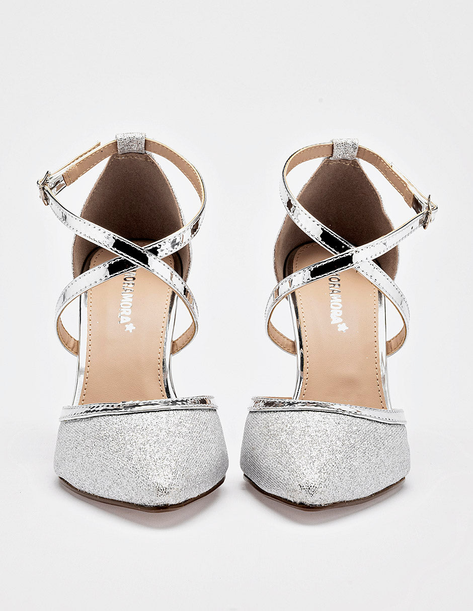 Zapatilla para Mujer Plata Beberly en Moramora