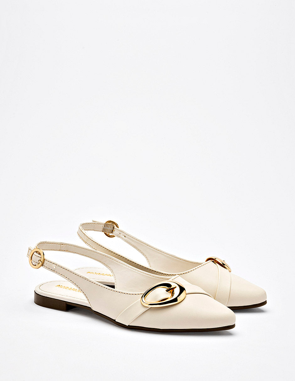 Zapato casual para Mujer Marfil Miranda en Moramora