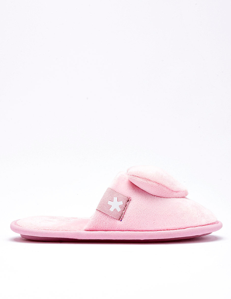 Pantufla para Niña  Rosa Tune en Moramora