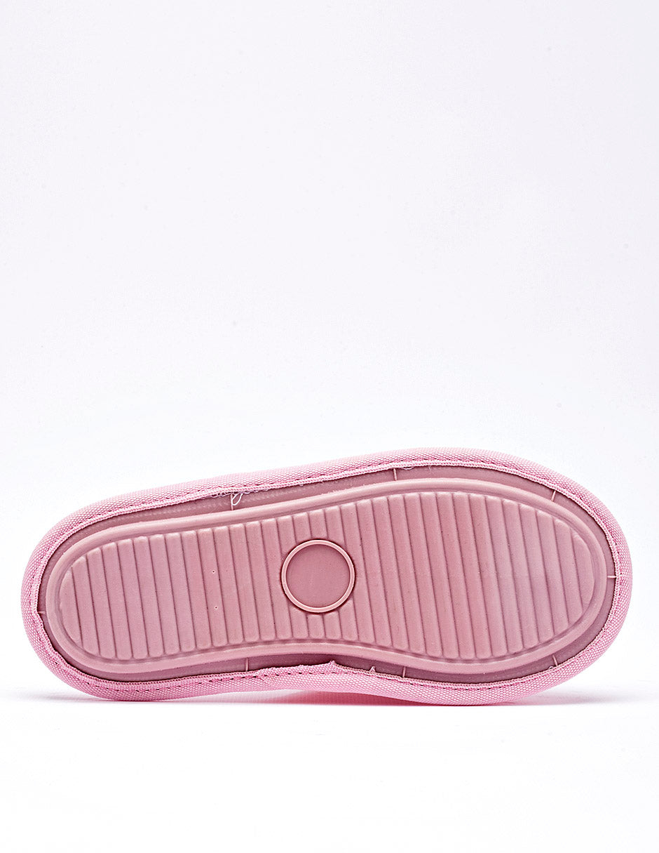 Pantufla para Niña  Rosa Tune en Moramora