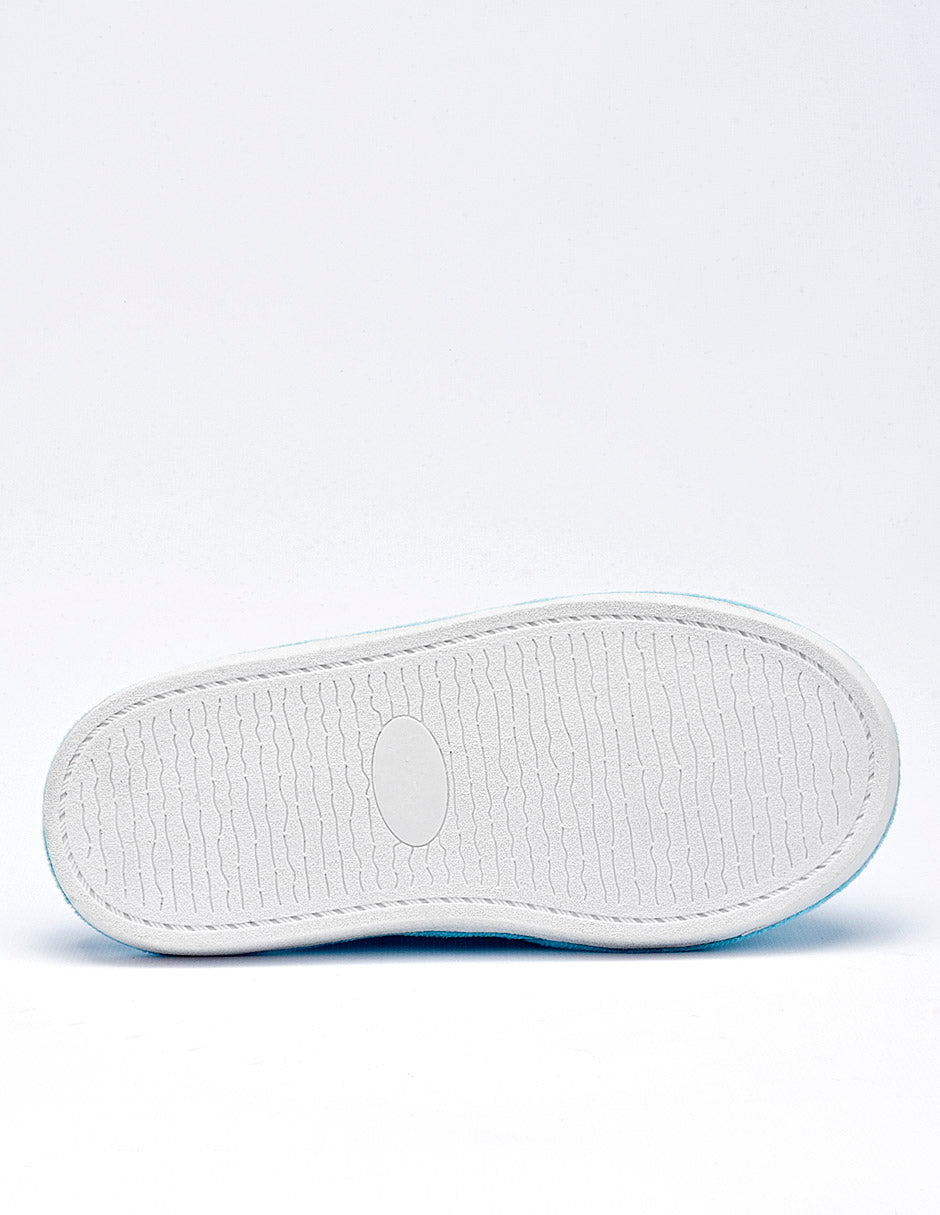 Pantufla para Niña  Azul Ibbie en Moramora