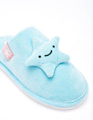 Pantufla para Niña  Azul Ibbie en Moramora