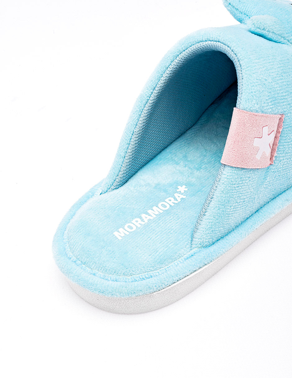 Pantufla para Niña  Azul Ibbie en Moramora