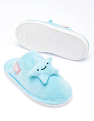 Pantufla para Niña  Azul Ibbie en Moramora