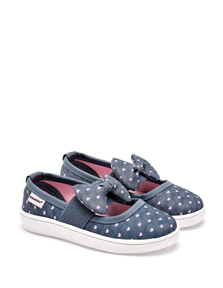 Tenis flat para Preescolar Niña  Azul Marino Gabriela en Moramora