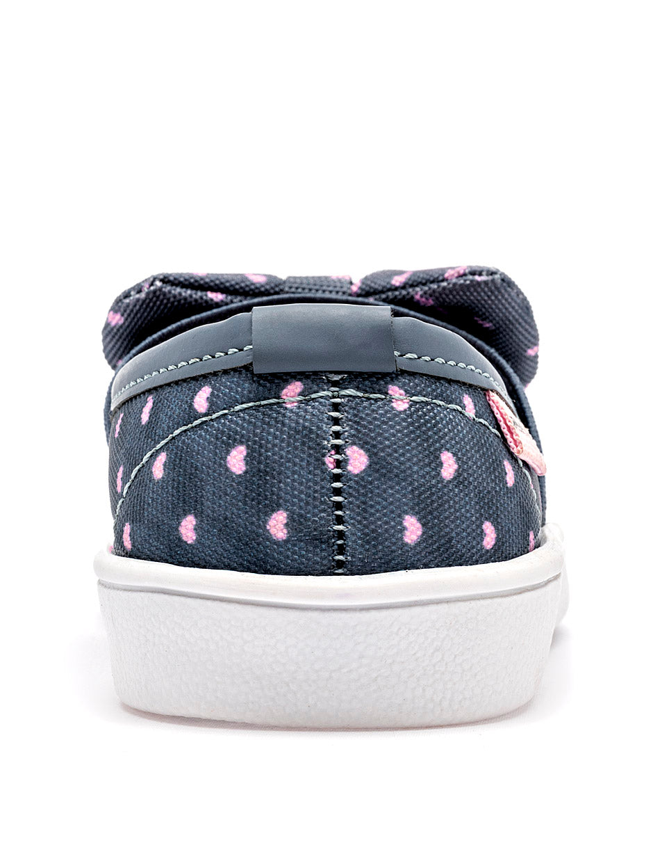 Tenis flat para Preescolar Niña  Azul Marino Gabriela en Moramora