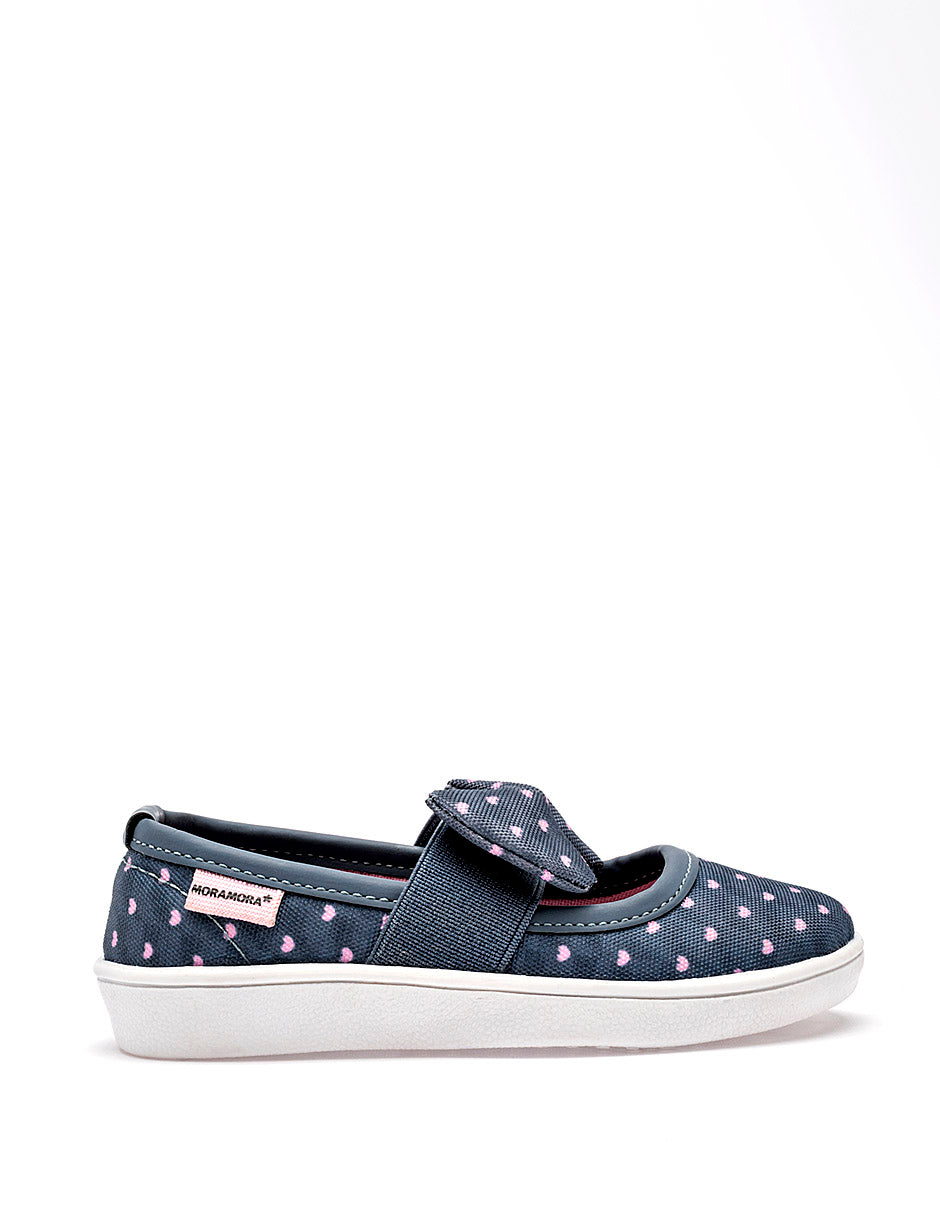 Tenis flat para Preescolar Niña  Azul Marino Gabriela en Moramora