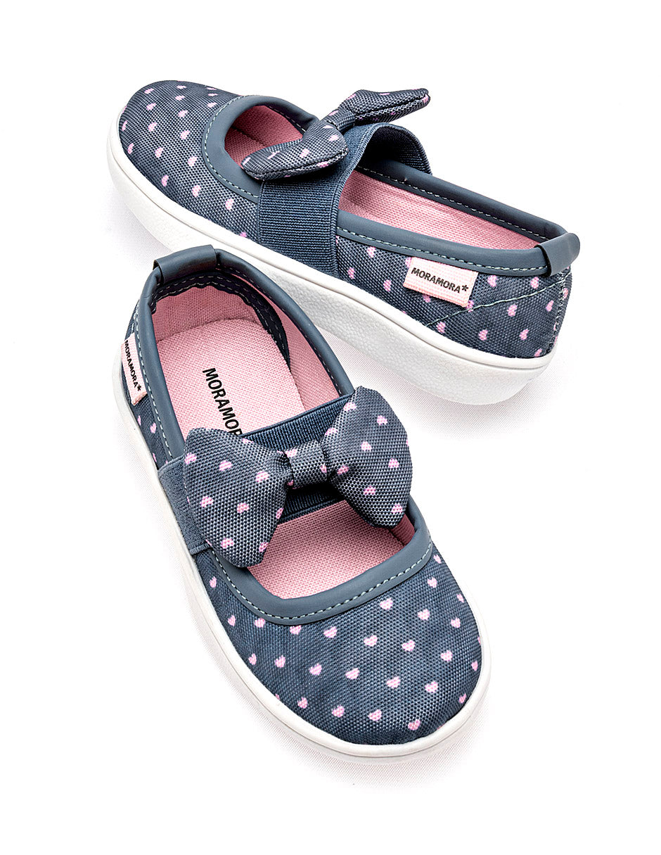 Tenis flat para Preescolar Niña  Azul Marino Gabriela en Moramora