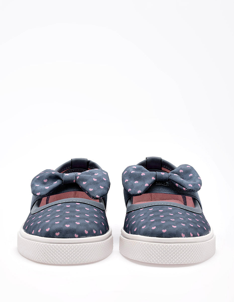 Tenis flat para Niña  Azul Marino Gabriela en Moramora