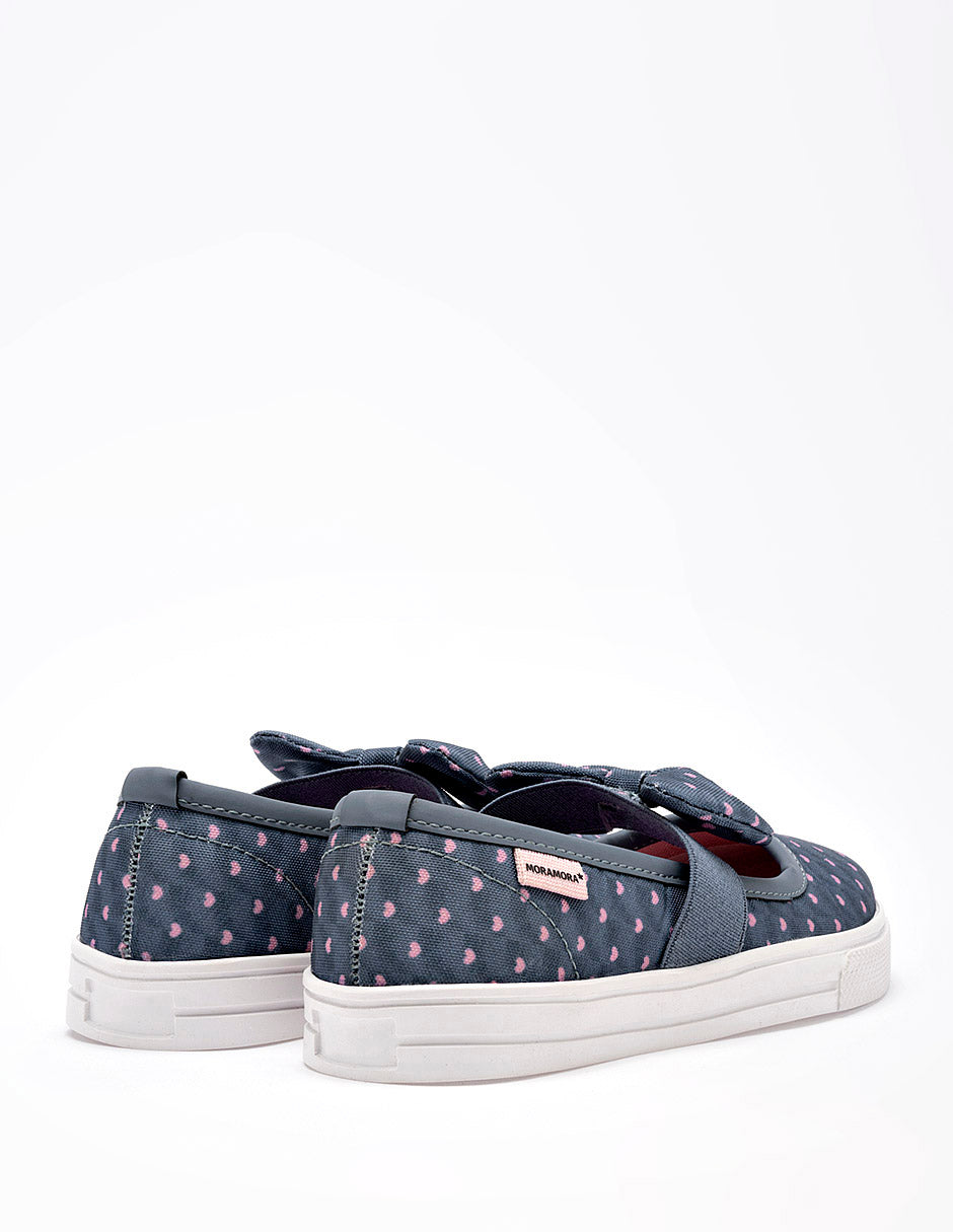Tenis flat para Niña  Azul Marino Gabriela en Moramora