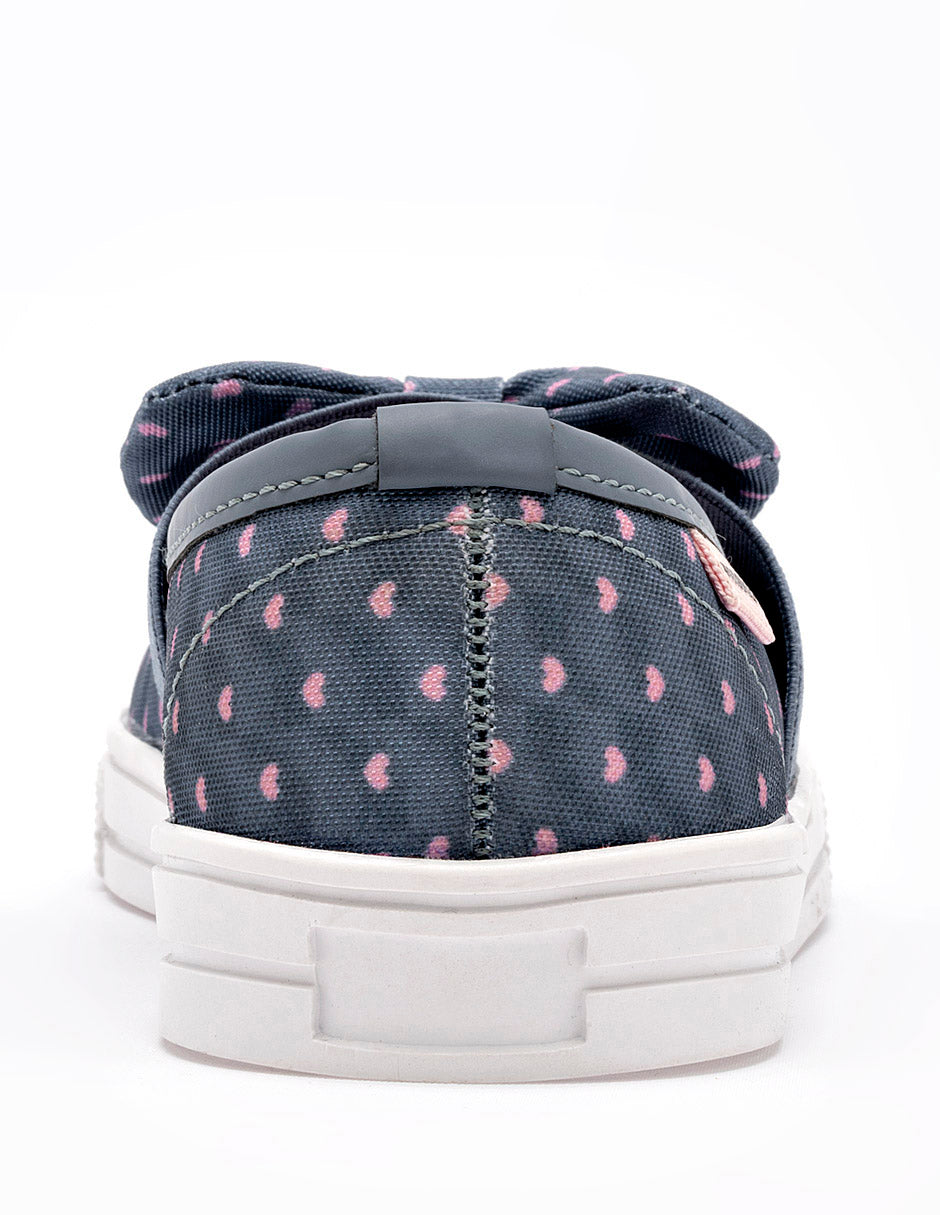 Tenis flat para Niña  Azul Marino Gabriela en Moramora