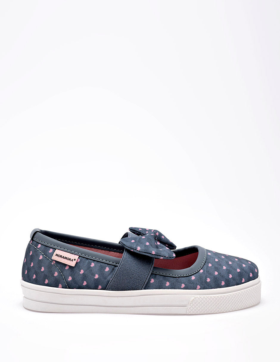 Tenis flat para Niña  Azul Marino Gabriela en Moramora