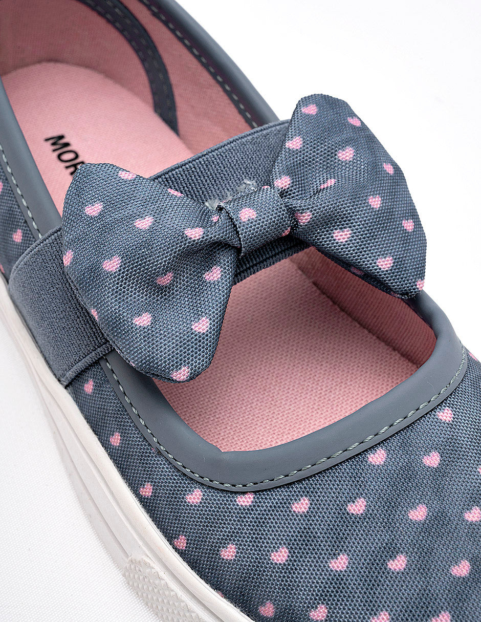 Tenis flat para Niña  Azul Marino Gabriela en Moramora