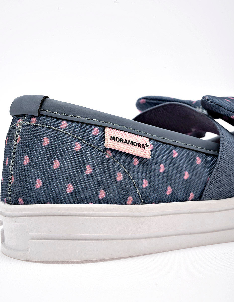 Tenis flat para Niña  Azul Marino Gabriela en Moramora