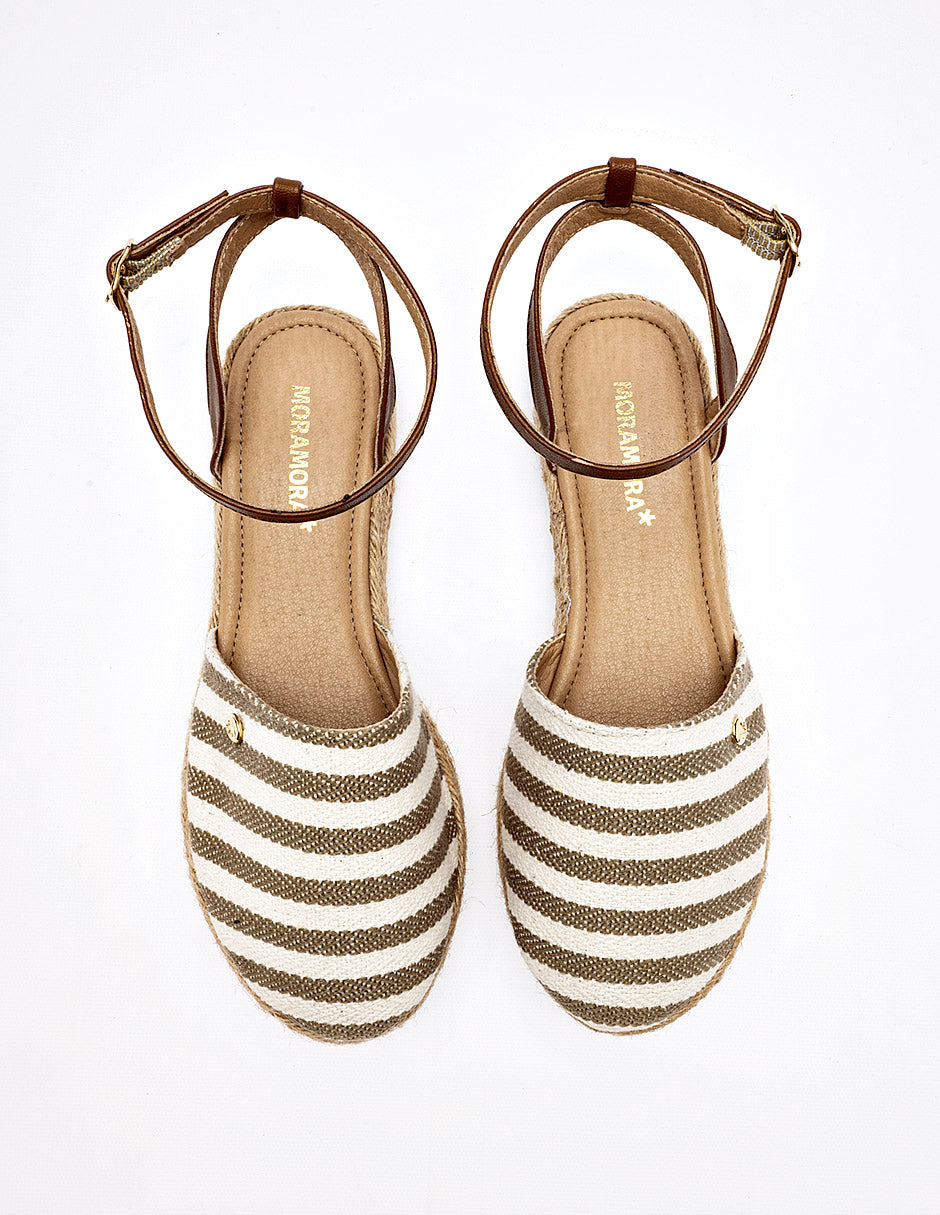 Alpargata Plataforma para Mujer Beige Alina en Moramora
