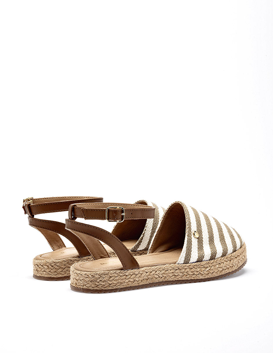 Alpargata Plataforma para Mujer Beige Alina en Moramora
