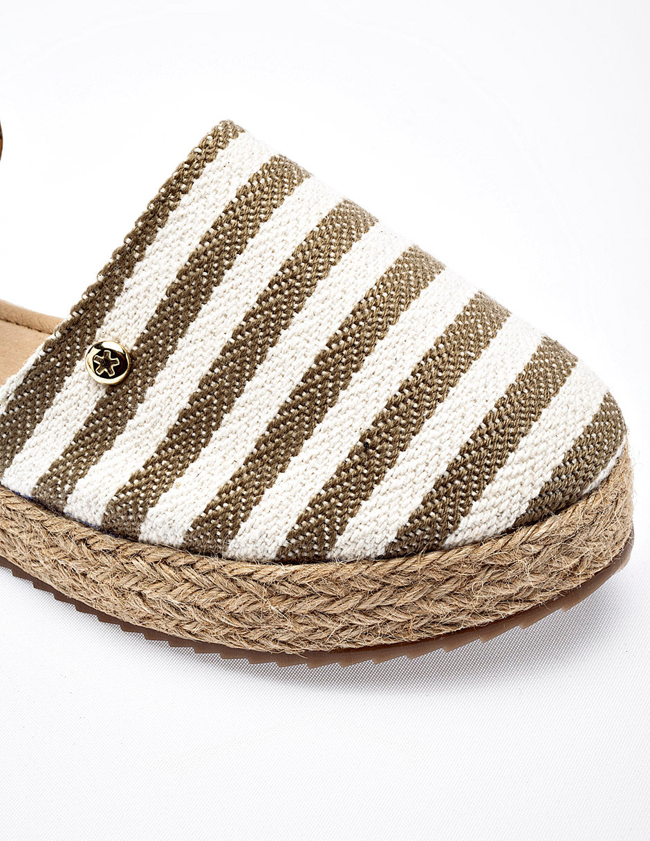 Alpargata Plataforma para Mujer Beige Alina en Moramora