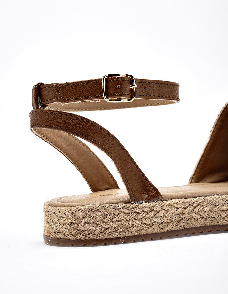 Alpargata Plataforma para Mujer Beige Alina en Moramora