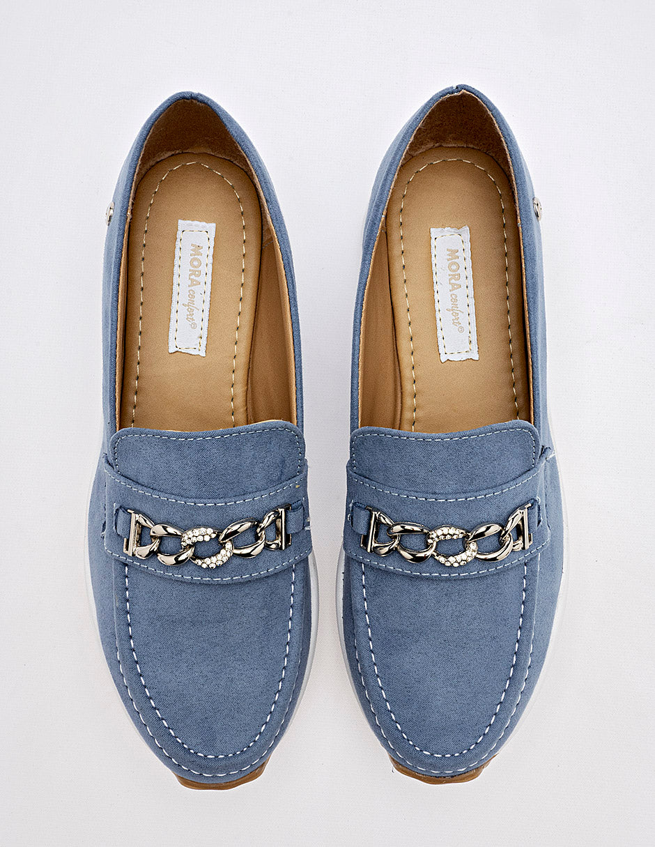 Zapato casual para Mujer  Azul Trinidad en Moramora