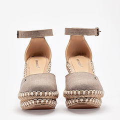Alpargata Plataforma para Mujer  Beige Leila