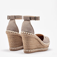 Alpargata Plataforma para Mujer  Beige Leila
