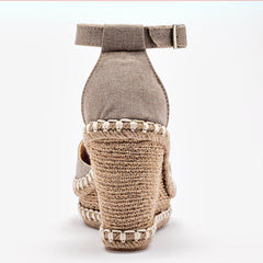 Alpargata Plataforma para Mujer  Beige Leila