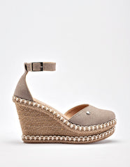 Alpargata Plataforma para Mujer  Beige Leila en Moramora