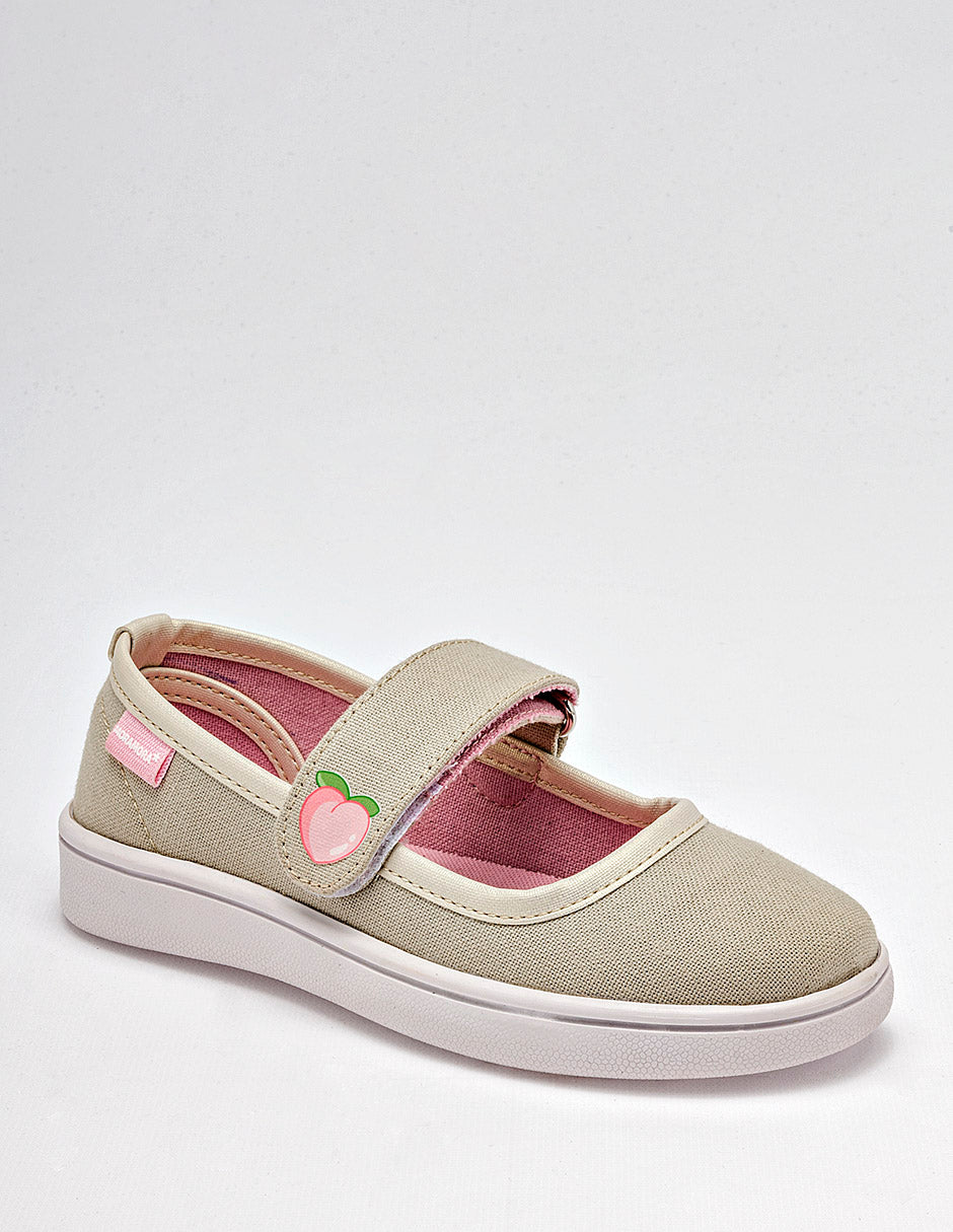 Tenis flat para Preescolar Niña  Beige Kristen en Moramora