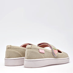 Tenis flat para Niña  Beige Kristen