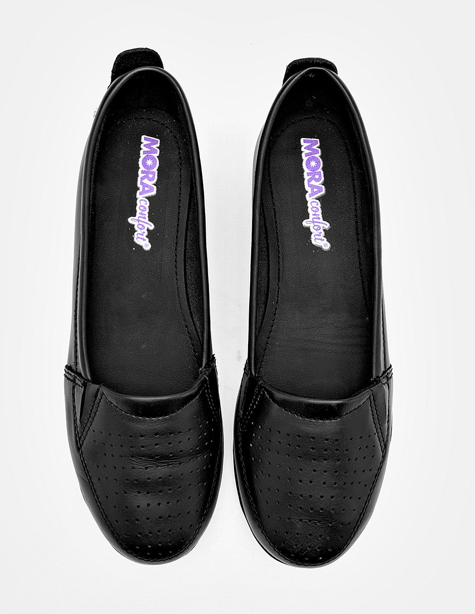 Zapato confort para Mujer marca Mora Confort Negro CARLOTA