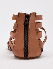 Sandalia artesanal piel para Mujer  Camel Elva