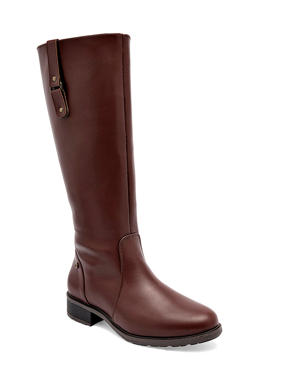Bota Tacón para Mujer marca Moramora color café cod. 140919