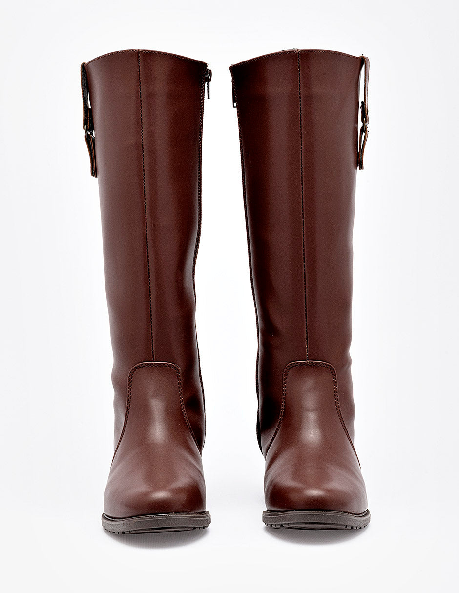 Bota Tacón para Mujer marca Moramora color café cod. 140919