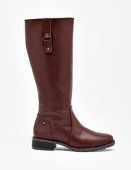 Bota Tacón para Mujer marca Moramora color café cod. 140919