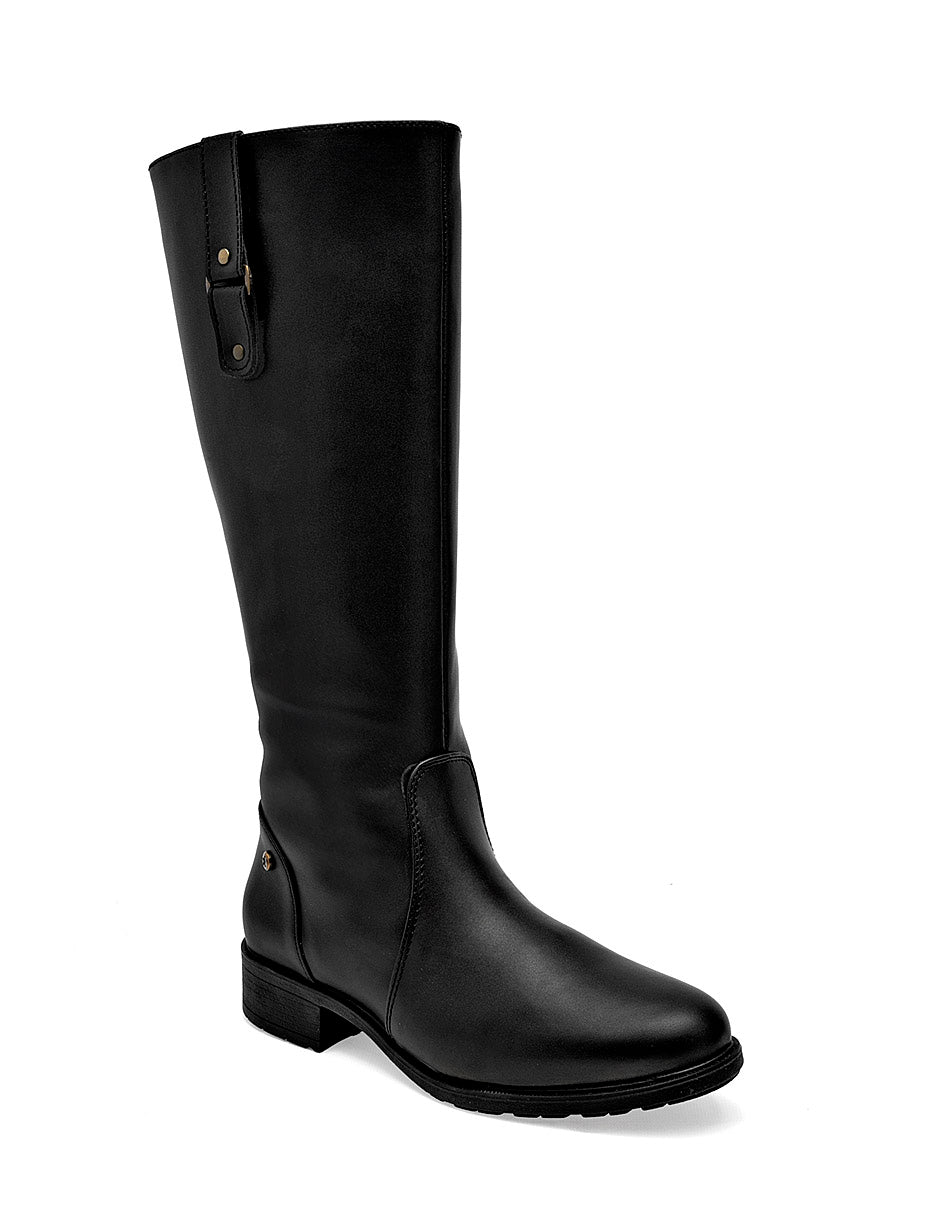 Bota Tacón para Mujer marca Moramora color negro CARMELA