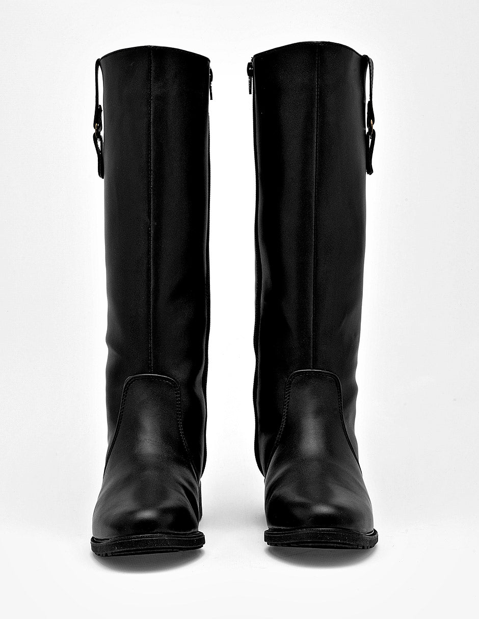Bota Tacón para Mujer marca Moramora color negro CARMELA