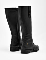 Bota Tacón para Mujer marca Moramora color negro CARMELA
