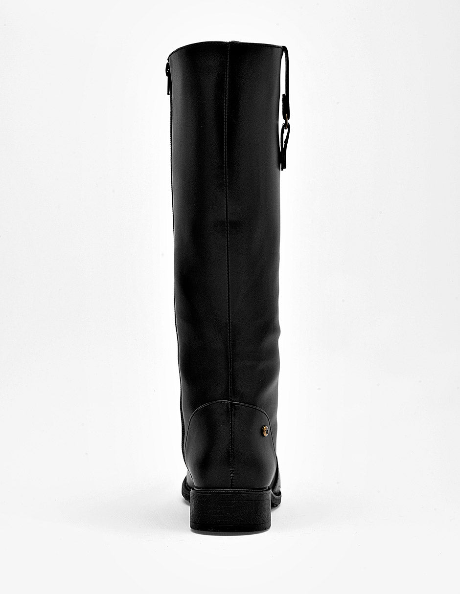 Bota Tacón para Mujer marca Moramora color negro CARMELA