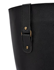 Bota Tacón para Mujer marca Moramora color negro CARMELA