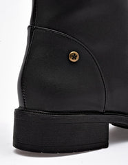 Bota Tacón para Mujer marca Moramora color negro CARMELA