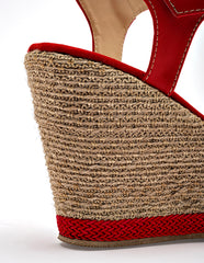 Sandalia cuña para Mujer Beige Anel en Moramora