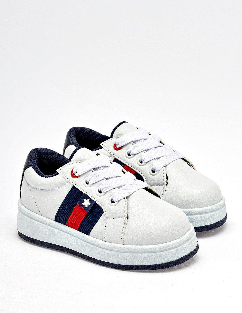 Tenis para Infantil niño Blanco Quinn en Moramora